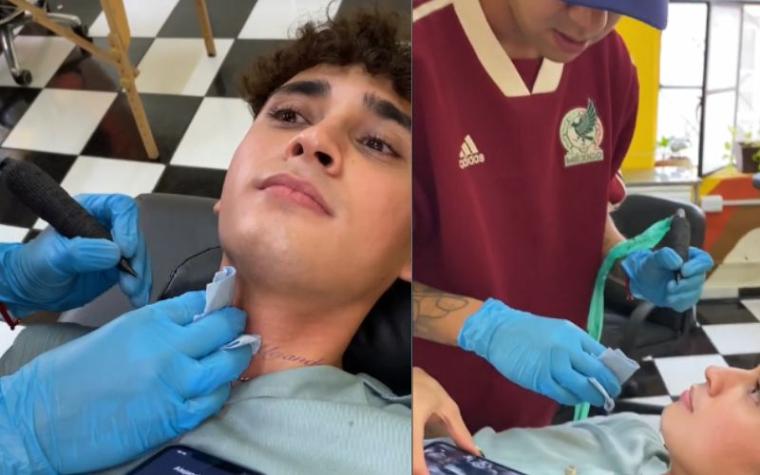 Video viral: Joven se tatuó el nombre de su pareja, pero justo lo llamó para terminar