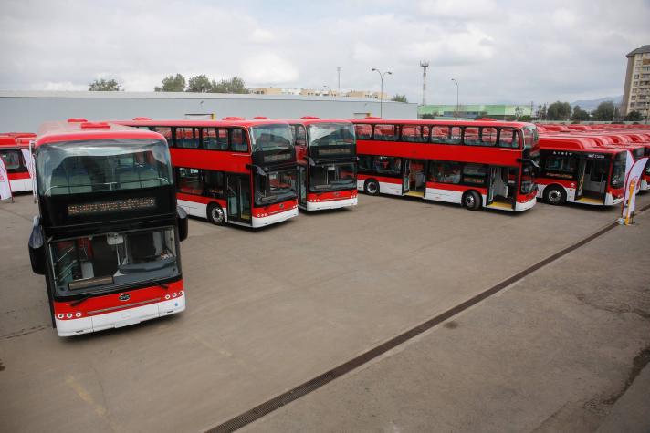 A lo Londres: Buses de dos pisos se incorporarán al transporte público de Santiago