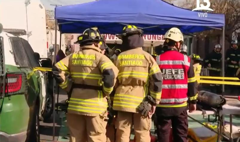 Emergencia química por presencia de cianuro en Santiago Centro 