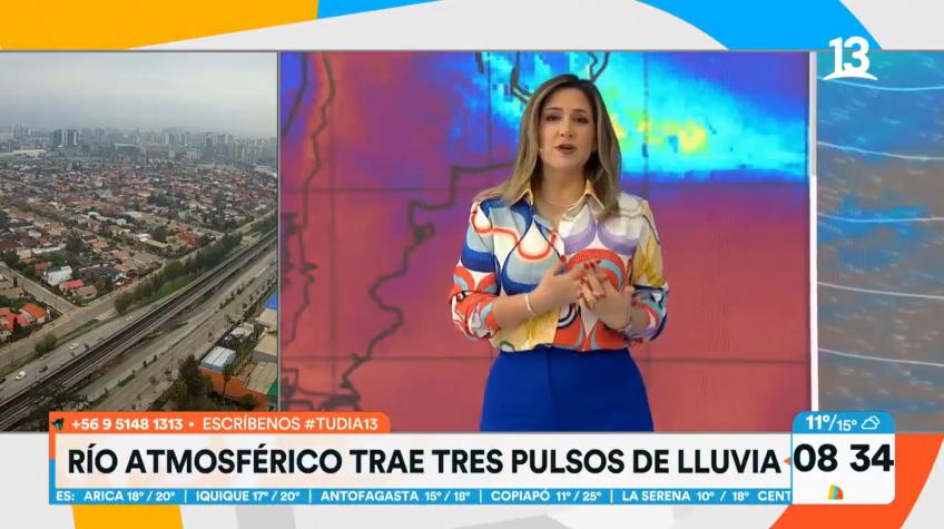 Michelle Adam advirtió a tres regiones del país: Podrían caer más de 400 milímetros de agua