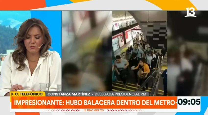 Las impresionantes imágenes que dejó la balacera en el metro Los Dominicos 