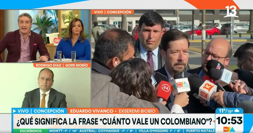 "¿Cuánto cuesta un colombiano?": la insólita explicación del exSeremi Eduardo Vivanco