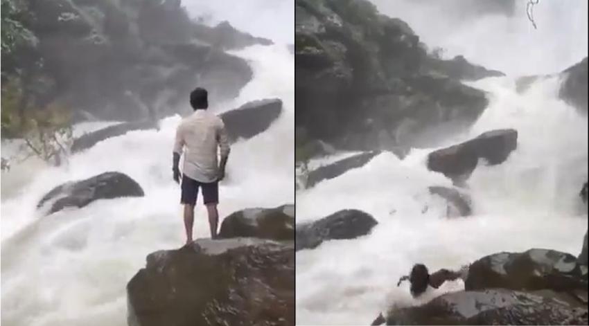 Joven muere tras resbalar en una cascada: Se estaba sacando fotos