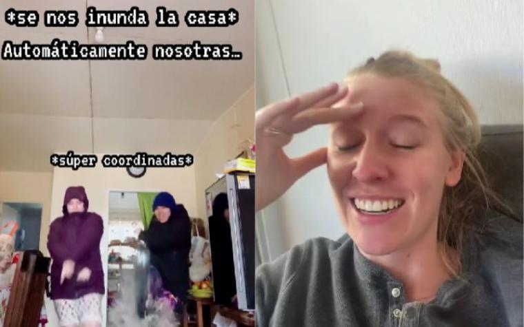 “Me gusta eso de los chilenos”: Joven estadounidense quedó impactada con memes sobre las inundaciones
