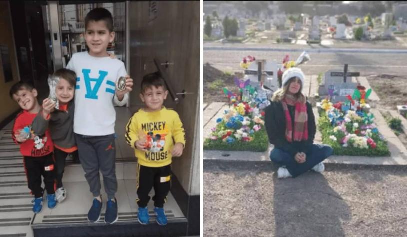 Perdió a sus cuatro hijos en derrumbe y muestra en video cómo se comunican con ella