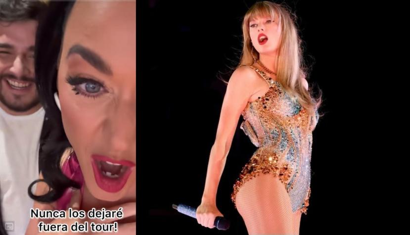 "Nunca los dejaré fuera del tour": Katy Perry le pega un 'palito' a Taylor Swift con mensaje a Chile