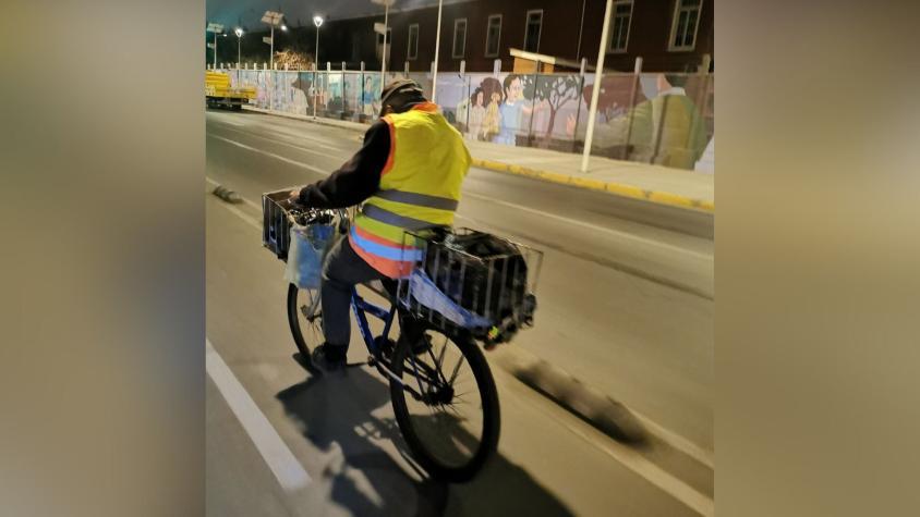Repartidor de diarios de 76 años sufrió robo en Antofagasta: Se llevaron su bicicleta y lo fracturaron