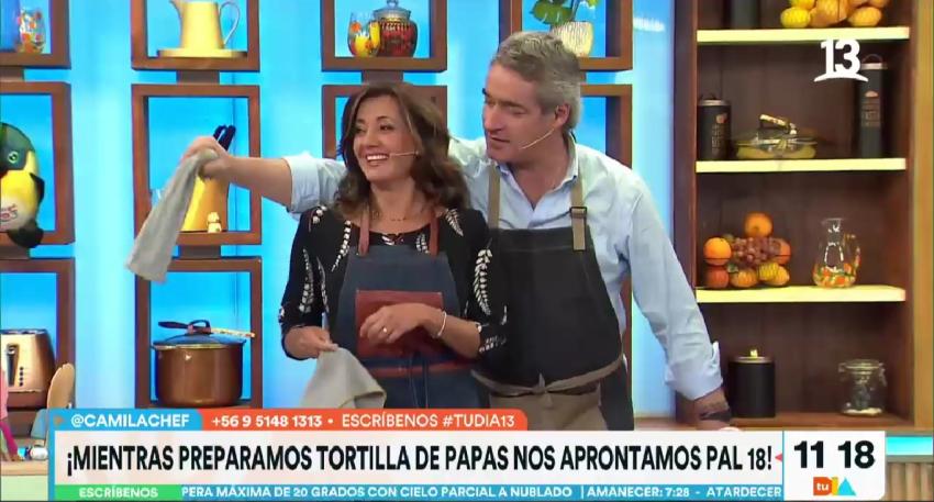 “No me quita los ojos de encima”: Priscilla Vargas y José Luis Reppening sorprenden al bailar cueca en 'Tu Día'
