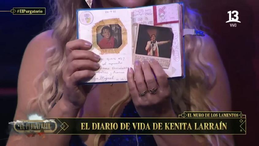 Kenita Larraín sorprendió al mostrar diario de vida de cuando tenía 11 años
