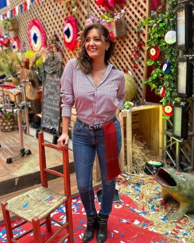 "Y sin reclamar": Priscilla Vargas recordó con divertida foto sus Fiestas Patrias en familia