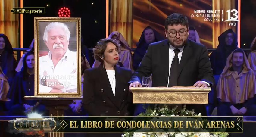 Luis Slimming leyó el libro de condolencias en el funeral de Iván Arenas