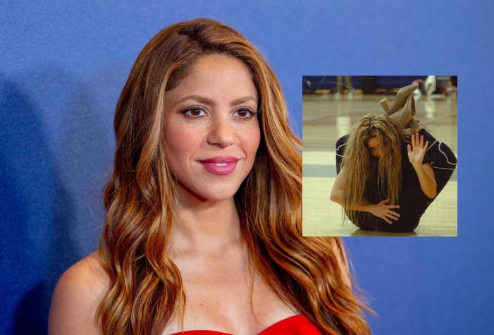 Shakira muestra su increíble flexibilidad mientras se prepara para los VMAs