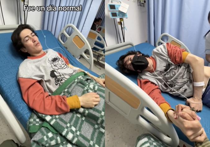 "Un dolor me botó al piso": Joven tomó demasiada bebida y terminó de urgencia en el hospital
