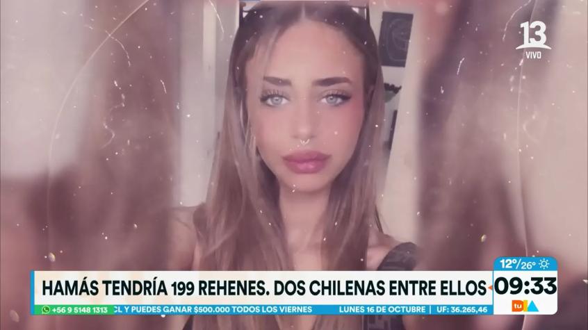 Denuncian que nieta de chileno es una de las secuestradas por Hamás