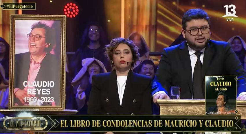 Luis Slimming leyó el libro de condolencias en el funeral de Claudio Reyes