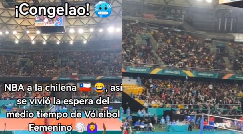 Santiago 2023: Captan al público jugando al "Congelao" de Cachureos