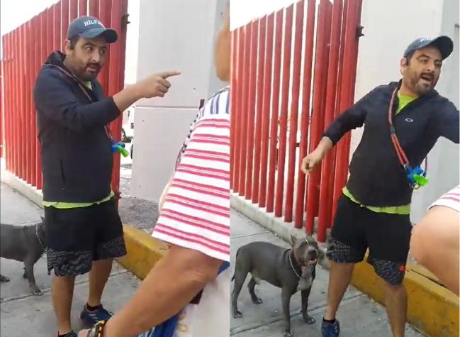 Indignante: hombre agredió a mujer que solo le pidió colocar correa a su pitbull