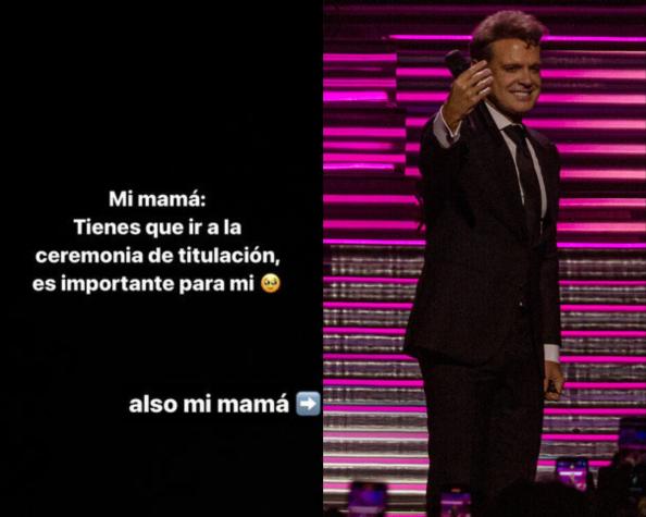 Graduación de su hijo y concierto de Luis Miguel eran el mismo día: ¿Prefirió ir a ver al sol de México?