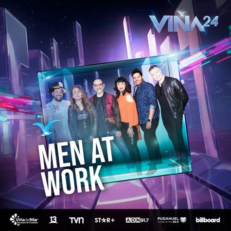 La exitosa banda australiana Men At Work será parte del Festival de Viña del Mar 2024