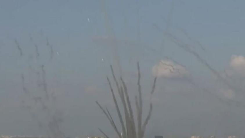 Impactante registro: Hamás realiza ataque con misiles contra Ascalón