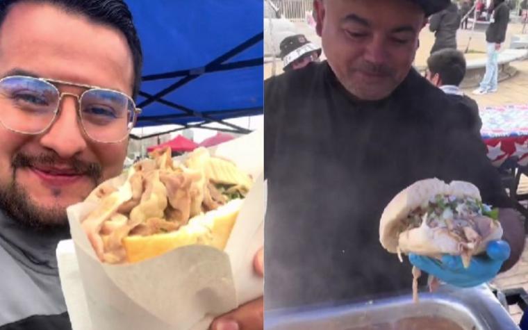 “Ha sido el mejor”: Tiktoker mexicano quedó encantado con el sánguche de potito