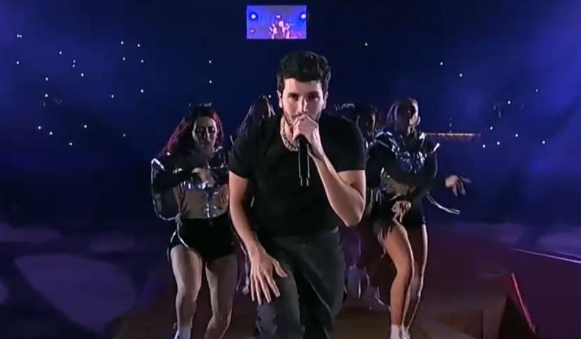 Sebastián Yatra hizo bailar a todos en la inauguración de Santiago 2023