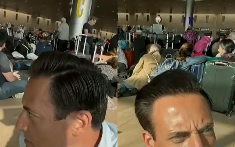 Video muestra momentos de pánico en Aeropuerto de Tel Aviv por ataque de Hamás