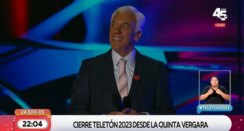 "Viña tiene Teletón": Antonio Vodanovic dio el "vamos" al cierre de Teletón 2023 desde la Quinta Vergara