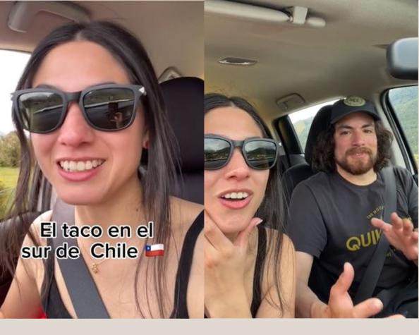 “Toda la magia del sur”: Tiktoker muestra cómo es un taco en el sur de Chile
