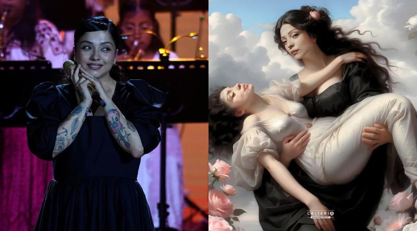 "Al menos págale a un artista": Mon Laferte es criticada por usar IA en el póster de su nueva gira musical