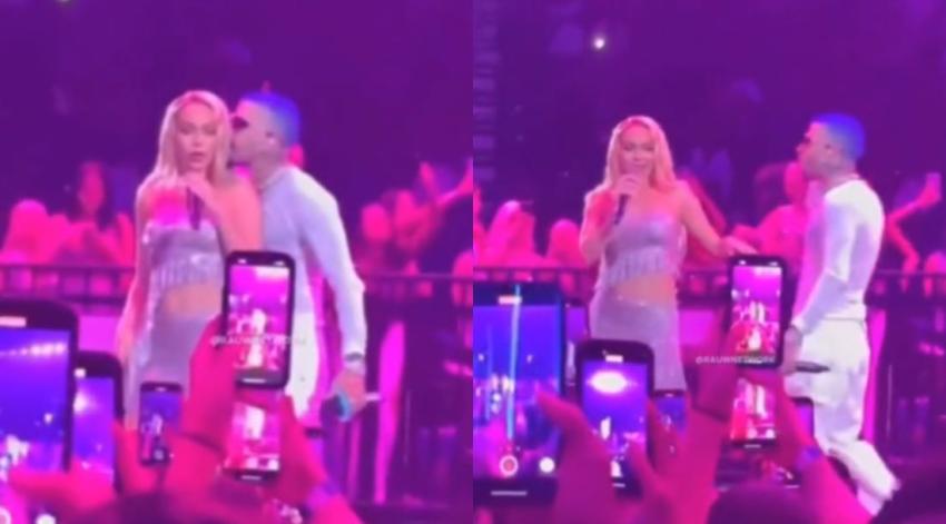 "A mí no me involucres": Bad Gyal se niega a bailar con Rauw Alejandro en un show de él