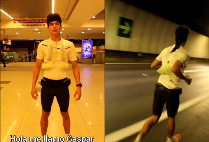 "Hace un año...": Joven sorprendió con milagroso trote entre Santiago y Algarrobo