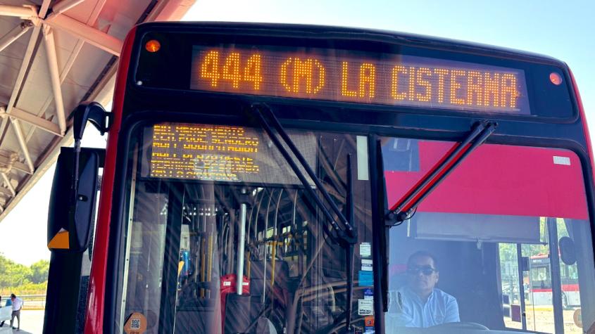 Nuevo recorrido 444 del Transantiago: ruta y horarios al aeropuerto