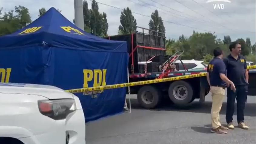 Camioneros entregan ultimátum a Gobierno tras asesinato de dos agricultores en Lo Valledor
