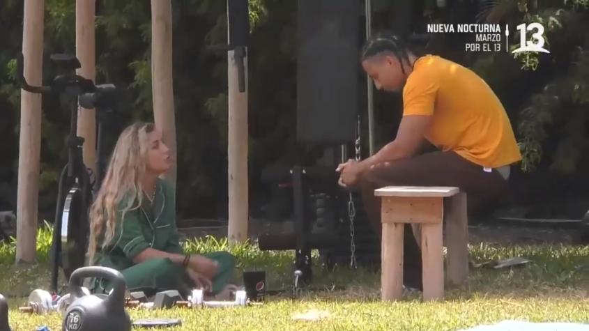 Daniela Castro y Uriel Romero discuten