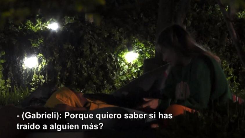 "¿Has entrado para pelear conmigo?": primer ataque de celos entre Fabio Agostini y Gabrieli Moreira