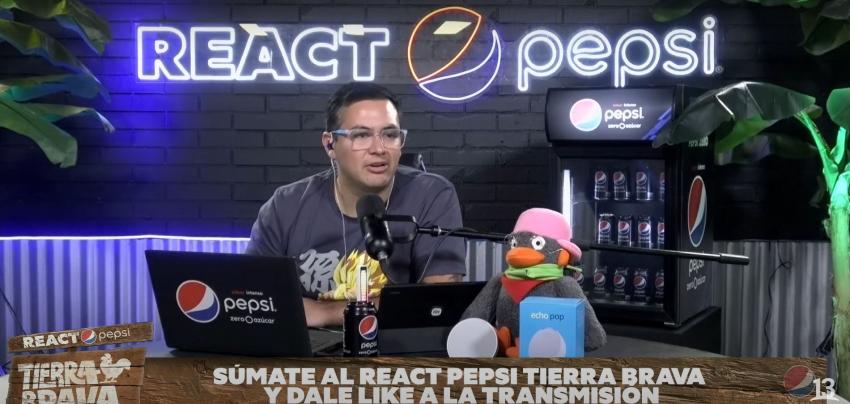 Tomás Pardo reacciona a Tierra Brava en el React Pepsi.