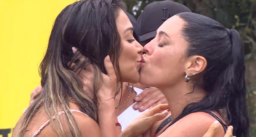 "Ya te comiste mi saliva": Daniela Aránguiz y Chama bromean antes de besarse