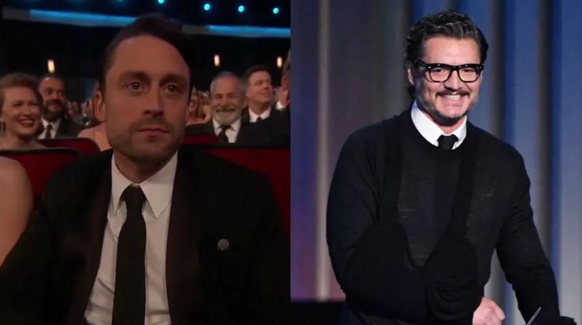 Pedro Pascal se tomó "revancha" de Kieran Culkin en ceremonia de los Emmy 2024