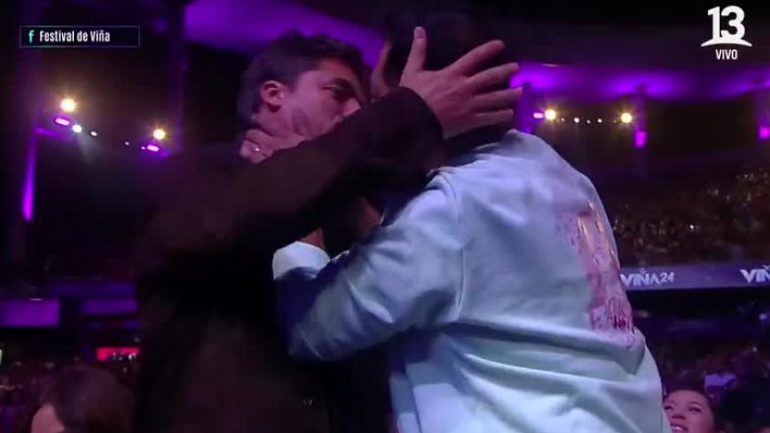 Jorge Zabaleta y Pedro Ruminot sorprendieron con cariñoso saludo