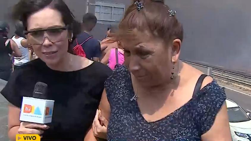 "Mi gente se está quemando": Vecina de Calicheros lamentó las pérdidas materiales y humanas