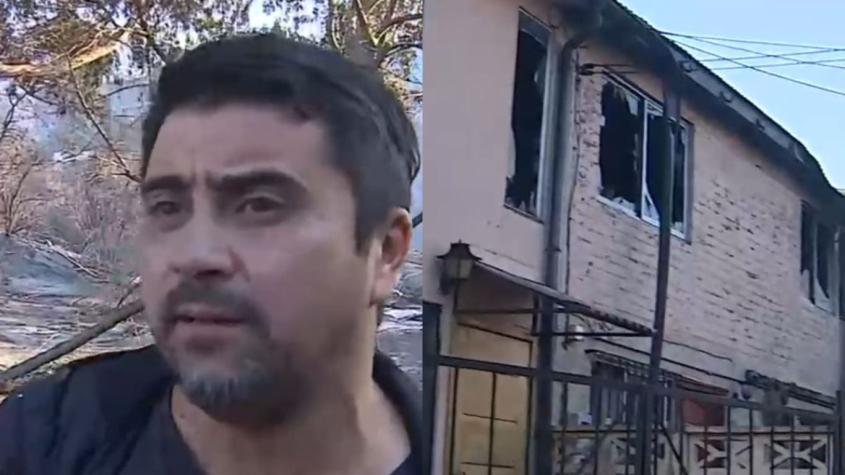 “Pensamos que nos íbamos a quemar”: Vecino de El Olivar entregó impactante testimonio 