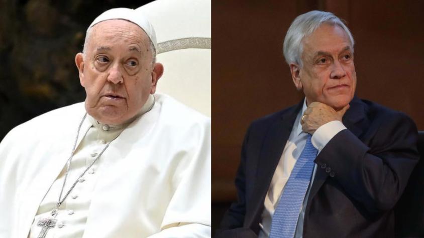 El papa Francisco y Sebastián Piñera