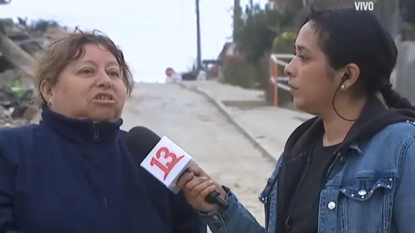 Delincuentes amenazaron con quemar casas y escombros en Quilpué: "Andan a balazo limpio"