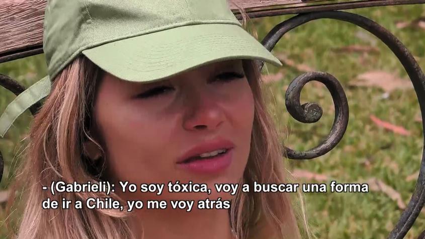 “Soy tóxica, voy a buscar la forma”: Gabrieli asegura que perseguirá si Fabio viene a Chile
