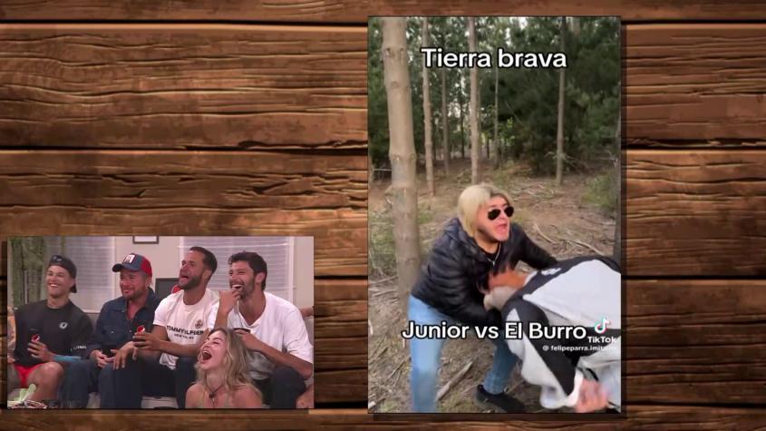 Para llorar de la risa: los participantes reaccionaron a los memes de Tierra Brava