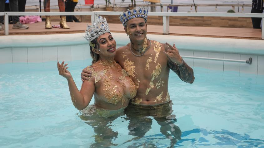 Naya Fácil y Nico Solabarrieta coronan su piscinazo como Embajadores del Festival de Viña 2024
