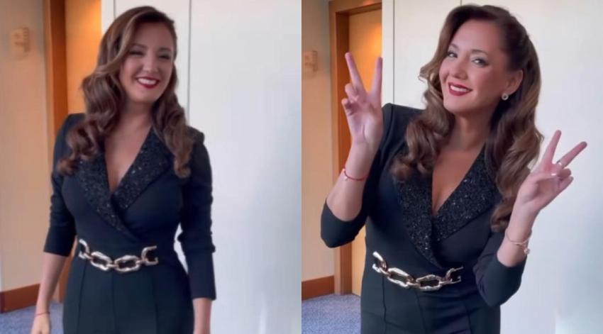 "Fiel a su estilo": Priscilla Vargas sorprendió con elegante look en la segunda noche de Viña 2024