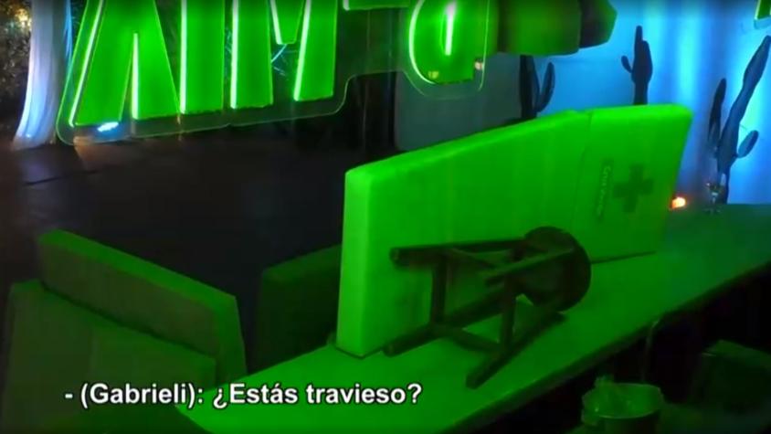 "¿Estás travieso?": la reconciliación de Fabio y Gabrieli que terminó con las cámaras tapadas