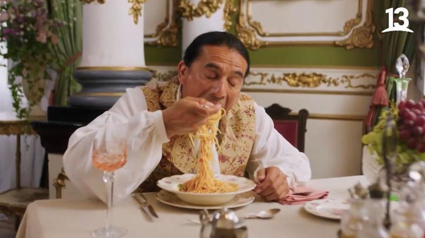 ¡Un clásico! Coca Mendoza come fideos en un nuevo spot de Ganar o Servir